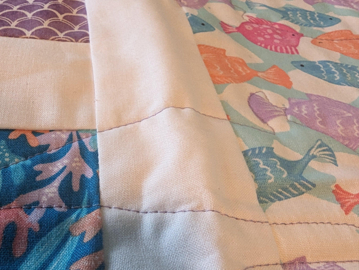 Crib Quilt - Underwater Wonderland